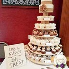Cupcake Stand 7 Tier MDF Wood Cake Display Dessert Tower