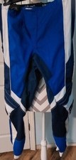 Thor Motocross Dirtbike Pants Blue  White