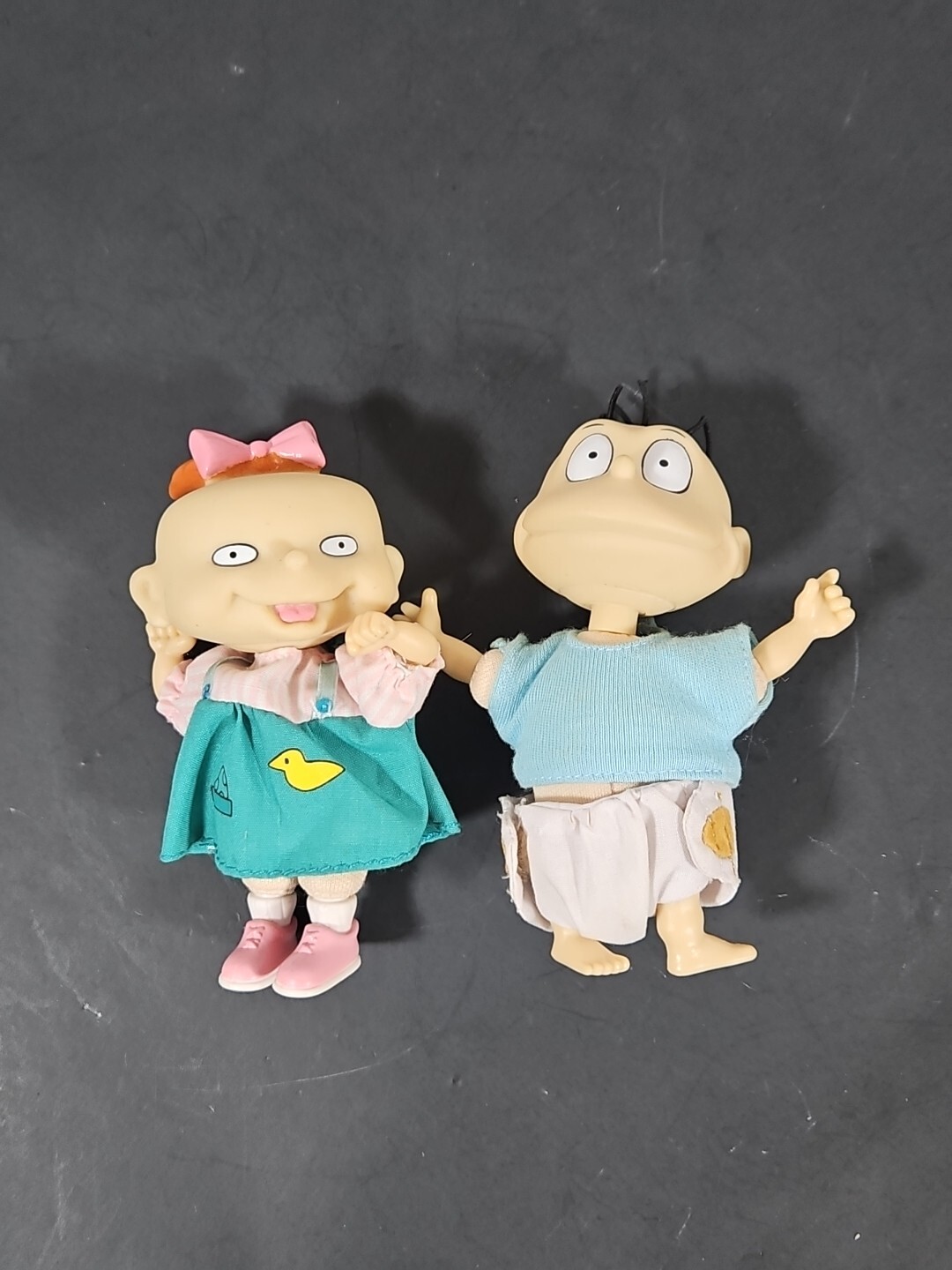 Vintage 1997 Rugrats Tommy & Lil Twin Girl 4.5