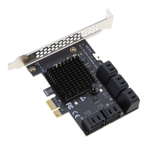 Carte d'extension PCI-E 4X 8X 16X vers SATA 3.0 10 ports pleine vitesse 6Gbps extendeur - Photo 12/13