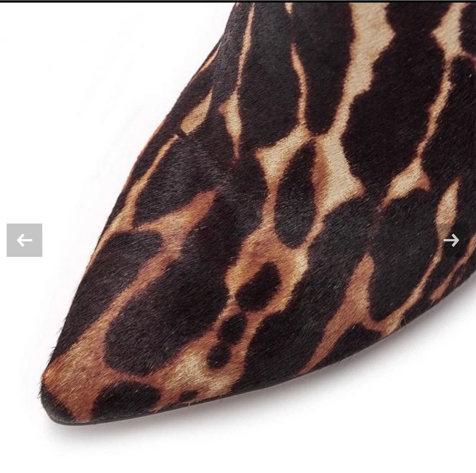 Moda in Pelle Viramoda Tiger Fur Boots Size 5 - Image 4 of 4