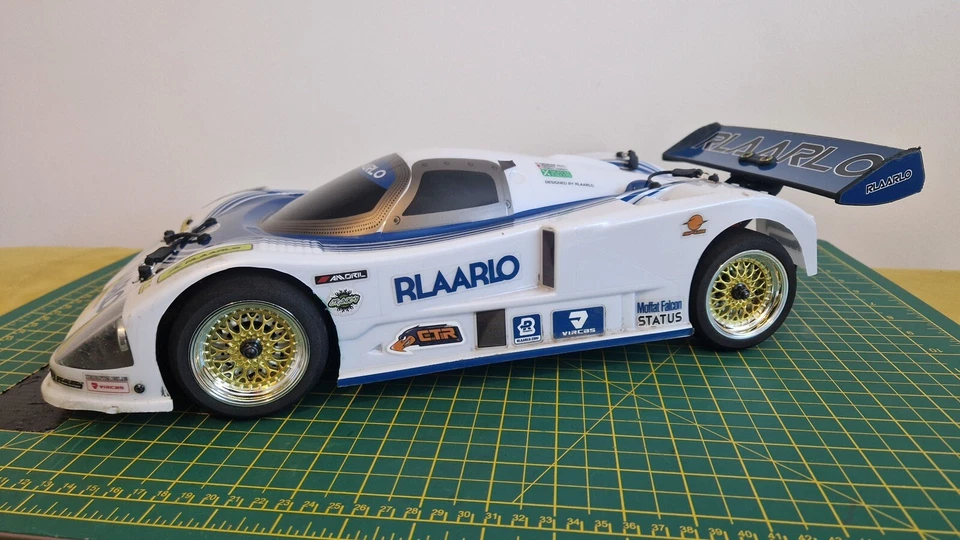 4Pcs 12mm Hex Foam Tires Tyres Wheel Rims For HSP HPI 1/10 On-road RC 3mm Offset - Image 2 of 4