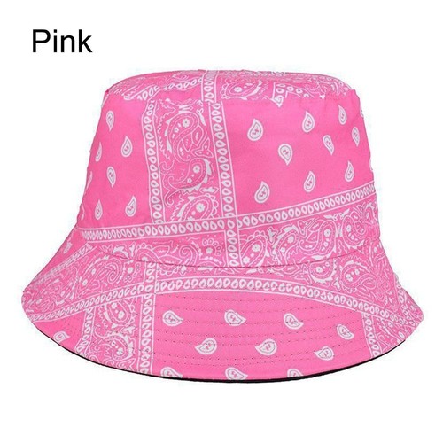 Flowers Sport Fishing Fisherman Cap Summer Sun Caps Double-Sided Bucket Hat - Picture 10 of 14