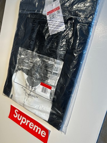 Neu! Supreme Jordan Biggie S/S Top Size Large Black FW24 Supreme JUMPMAN Nike - Bild 2 von 3