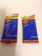 US Divers Silicone Swim Caps Junior 6 Blue Set of 2