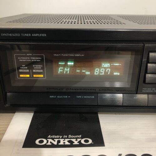 ONKYO TX-800 Quartz Synthesized AM/FM Stereo Receiver TESTED AND WORKING - Picture 2 of 13