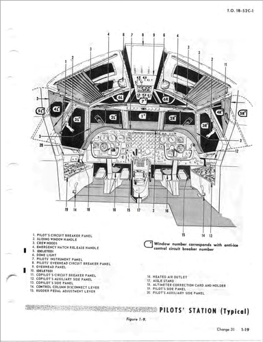 1.092 pagine 1974 B-52 C & D Stratofortress Bomber TO 1B-52C-1 manuale di volo su CD - Foto 9 di 12