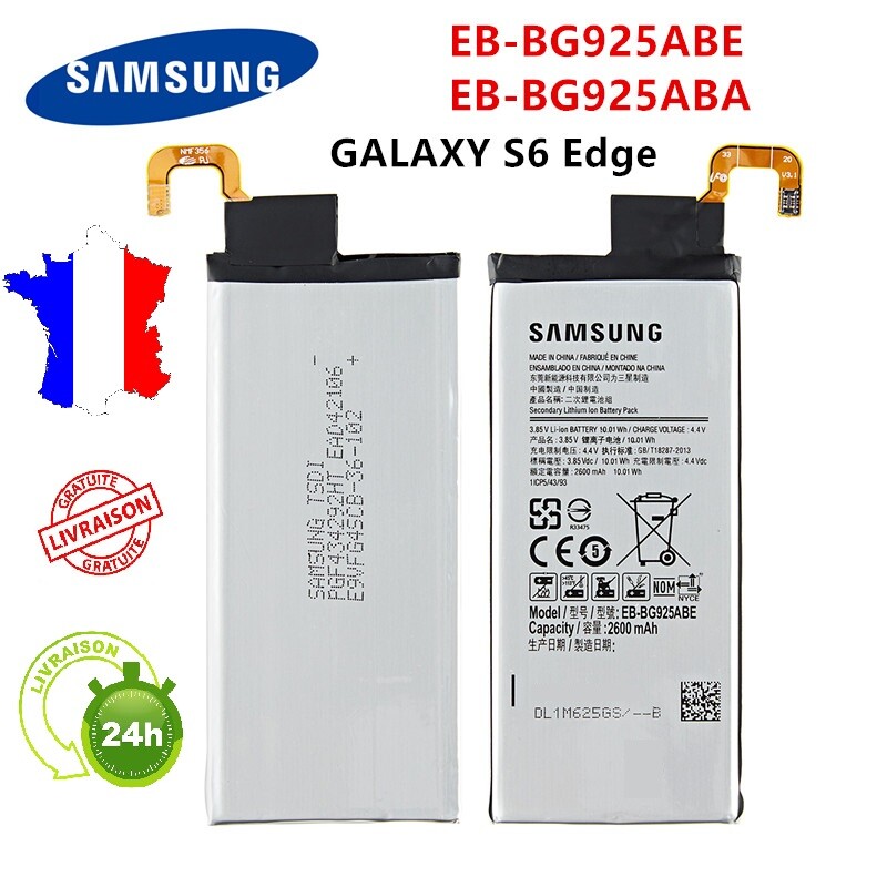 New Battery for Samsung S6 Edge EB-BG925ABE 2600 MAH G925F | eBay