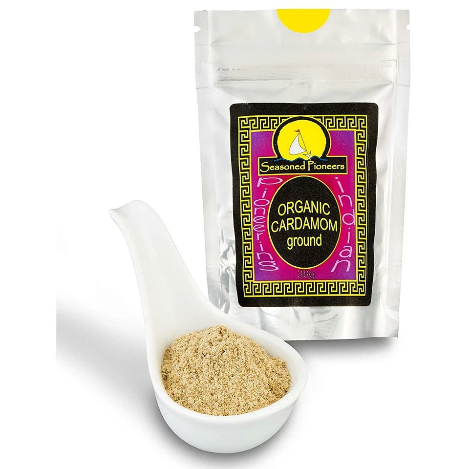 Seasoned Pioneers Spices Vegan Indian Organic Ground Cardamom Resealable Pouch - Image 1 of 1
