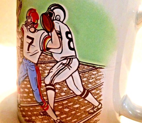 Tazza tazza calcio vintage in gres made in Japan - Foto 4 di 7
