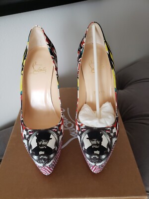 Christian Louboutin DAFFODILE 160 LOUBI PRINT Pump. Size 37 | eBay