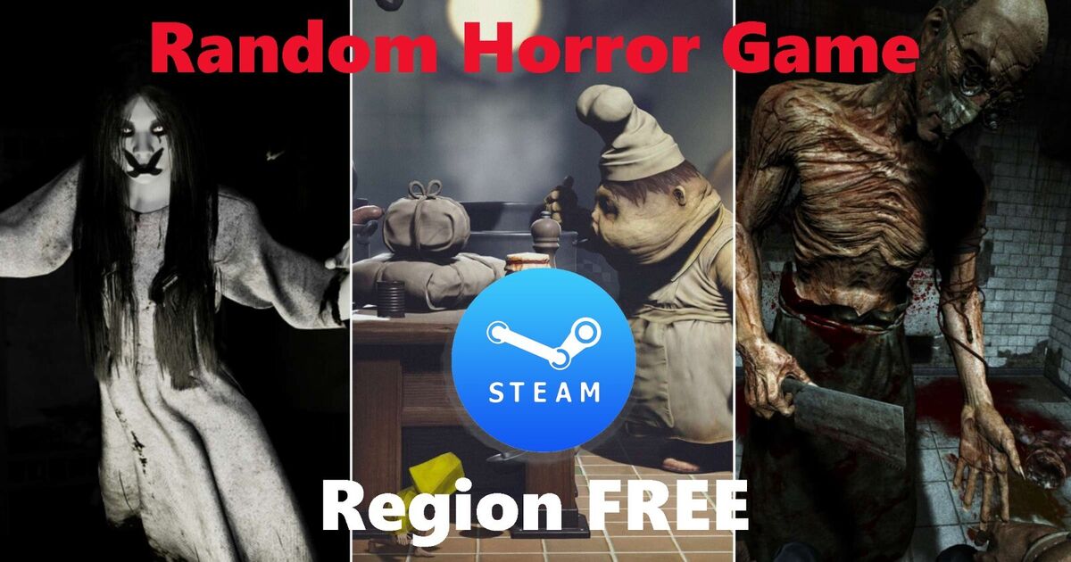 Bundle 5 Random Horror Games - Steam keys Region FREE