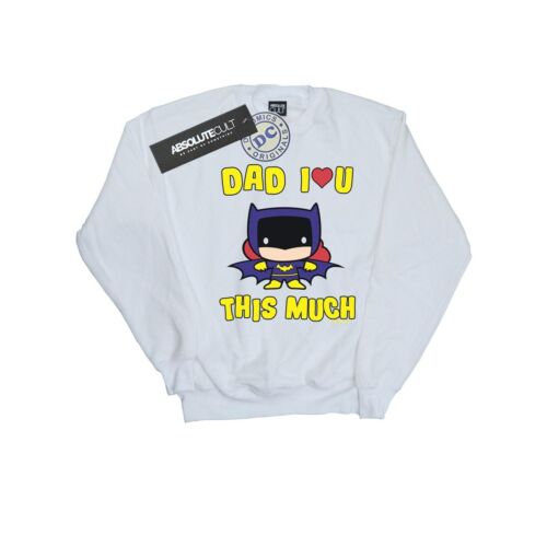 DC Comics Boys Batman Dad I Love You This Much Sweatshirt (BI15130) - Picture 1 of 6