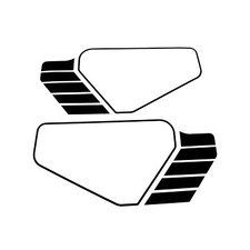 Aufkleber Satz MOGA 330x150mm für Hercules K 50 Ultra, Supra 4 GP