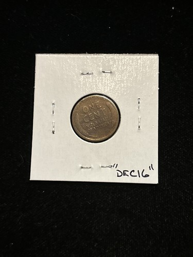 1912 D Lincoln Wheat cent Circulated Better Date Mint Mark “DEC16” - Picture 12 of 14