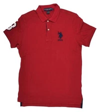 U.S. Polo Assn. ESF-12892 Men Slim Fit Big Horse Polo Size MD