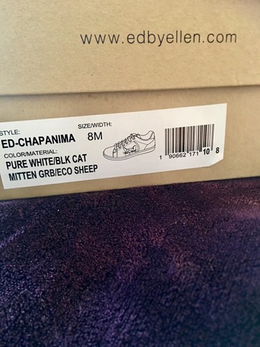 Ellen DeGeneres RARE ~SIGNED~COLLECTIBLE ~ Chapanima Cat Shoes NIB Size 8M - Picture 13 of 14