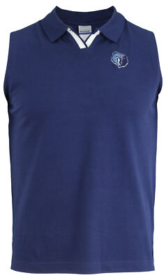 Reebok Women's NBA 4 Her Memphis Grizzlies Sleeveless Johnny Collar Polo Shirt