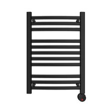 Mr Steam Broadway 20 in. Wall-Mounted Towel Warmer in Matte Black
