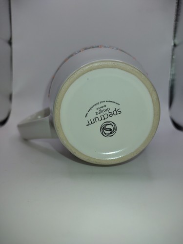 Taza de café con leche Wicked Halloween Bats Spectrum Designz 2018 naranja y negro 5,5" - Imagen 7 de 7