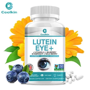 Lutéine Capsules 397mg - Zéaxanthine, vitamine A - Vision Santé des yeux, Soutien de la formation