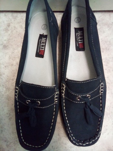 mens blue suede loafers size 9 Multi Fit - Bild 9 von 9