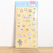 Chiikawa Glitter Stickers 3 Yellow Nagano Approx. 8 inches Japan NEW