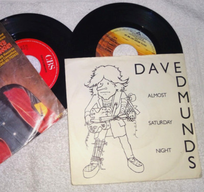 Single: Dave Edmunds (ex Love Sculpture, ex Rockpile) - Almost saturday night,81
