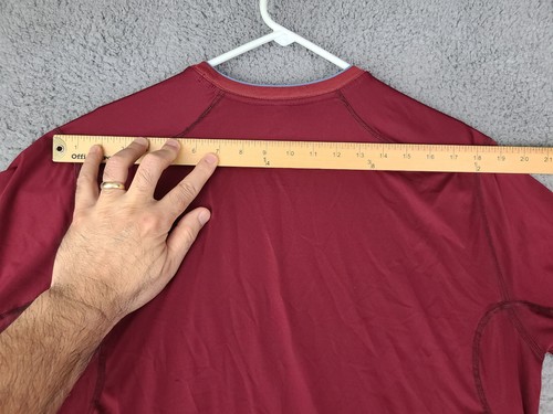 Nike Pro Kampfshirt Herren groß passend Dri Fit kurzärmelig Kompression rot GEBRAUCHT - Bild 15 von 17