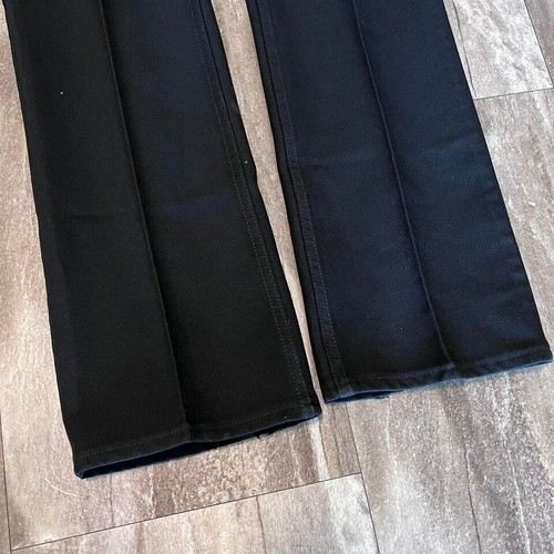 Pantaloni western vintage Wrangler Rancher cowboy discoteca uomo taglia 35 x 32 neri - Foto 3 di 4