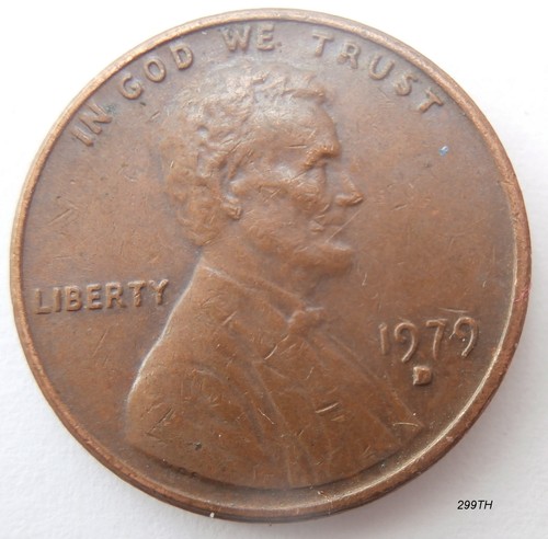 1979-D Memorial Penny Error "F.M.M."  - Imagen 1 de 5