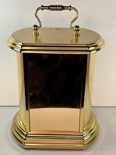 Vintage Ford Motor Co Montreux Moon Face Anniversary Mantle Clock Germany - Picture 5 of 16