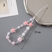 2 StüCk Handy-Kette, Handy-Armband, SchlüSselanh?Nger, Perlen-Perlen-Handy-La )