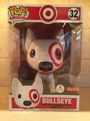 Funko Pop Target Exclusive Mascot Bullseye 10” Vinyl Ready To Ship