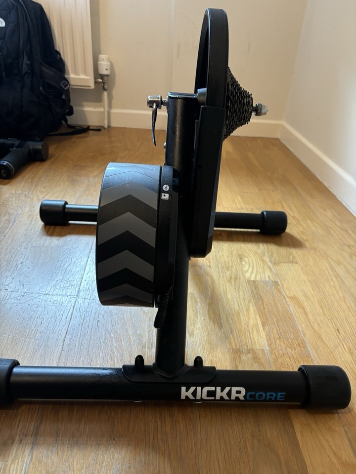 Wahoo Fitness Kickr Core Smart Trainer With Power Cable, Mat Fan and