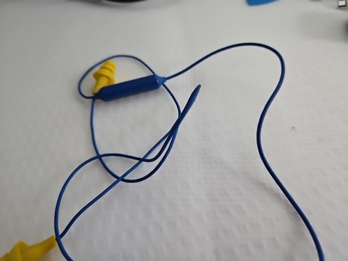 Plugfones Wireless Basic Pro Azul/Amarillo Auriculares de Trabajo - Imagen 10 de 14