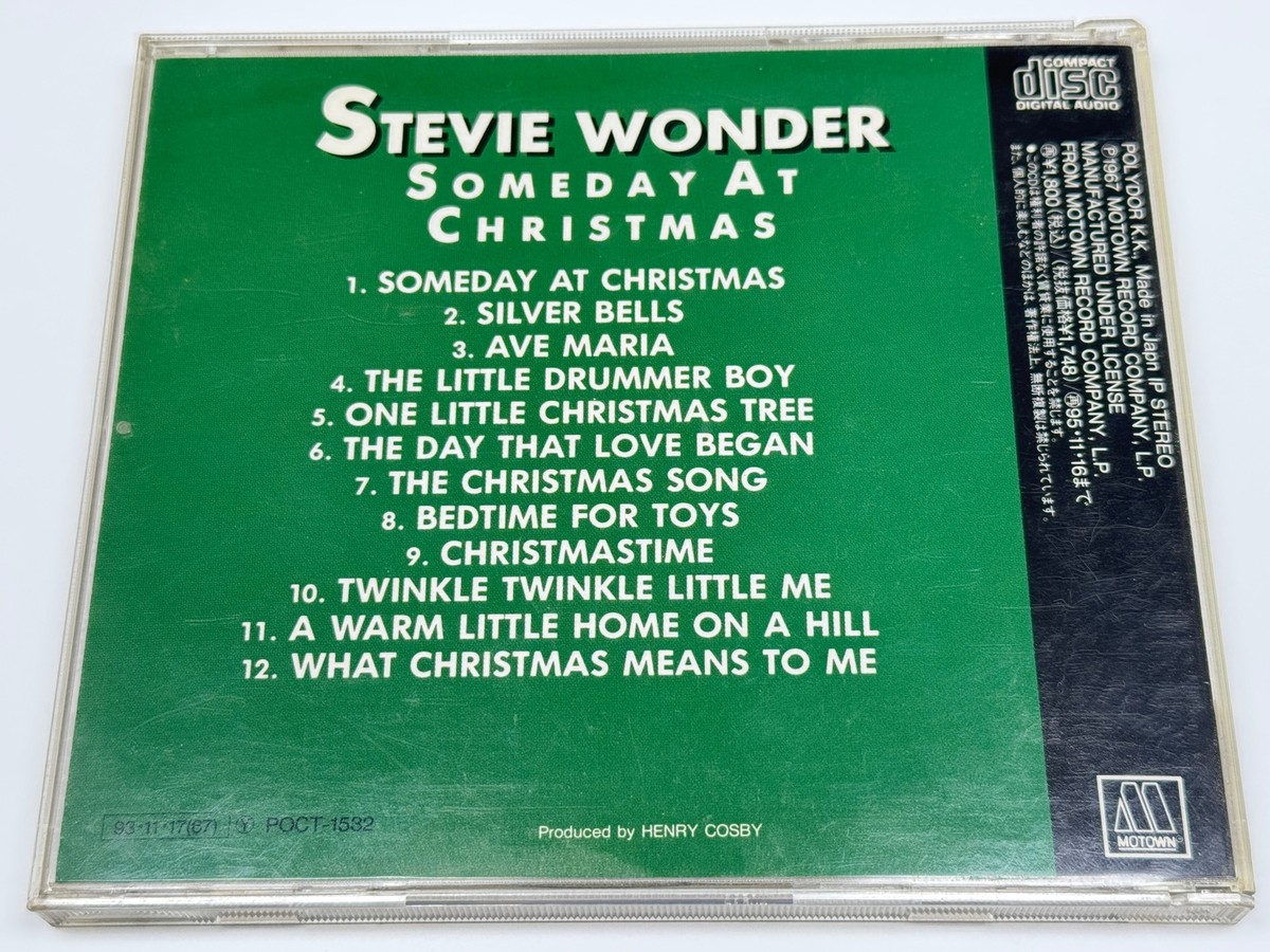 CD] Stevie Wonder Someday At Christmas Japan Import Bonus Tracks 