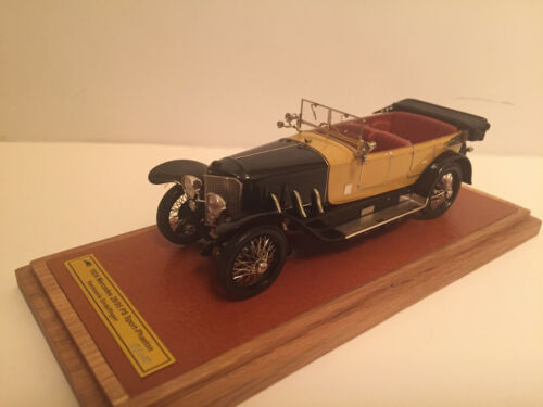 1/43 1924 Mercedes 28/95 PS Sport Phaeton open yellow/black Made by EMC Handmade - Picture 5 of 10
