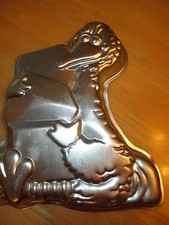 RARE Vintage 1971 Wilton Cake Bake Oven Pan Sesame Street BIG BIRD Birthday FUN