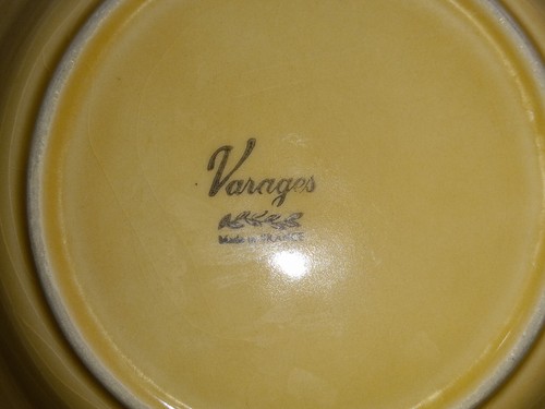 Varages Luberon Bowls Pasta Soup Salad Butternut Beige Brown France Set of 6 - Picture 5 of 6