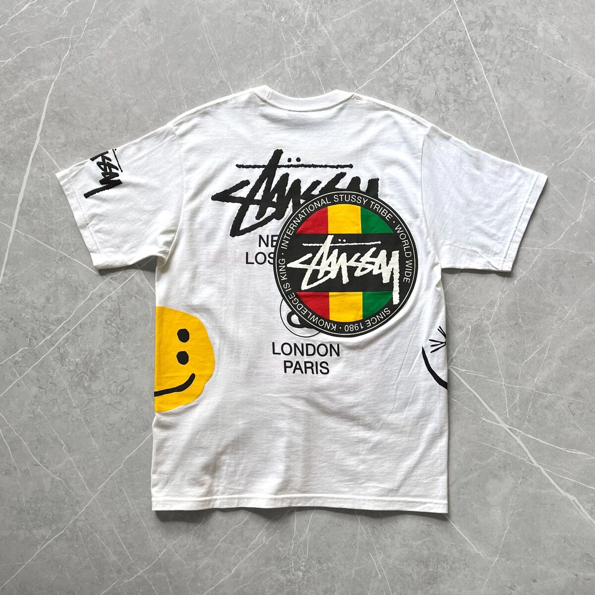 ★関税込★Stussy★Cactus Plant Flea Market USA 2019 T-Shirt STUSSY CACTUS PLANT FLEA MARKET USA 2019 T SHIRT MEDIUM