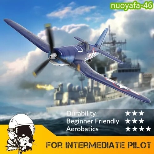 US Volantex F4U Fighter 2.4G 4CH Wing 400mm RC Airplane 6Axis Gyro Aerobatic RTF - Picture 17 of 17