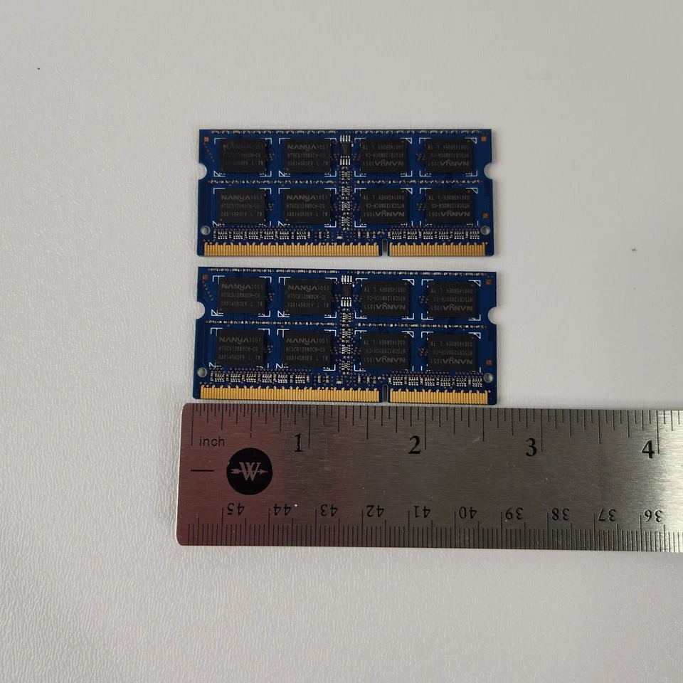 NANYA 2x2GB NT2GC64B8HC0NS-CG 2GB 2Rx8 PC3-10600S-9-10-F2.1333 Desktop Mem RAM - Image 3 of 3