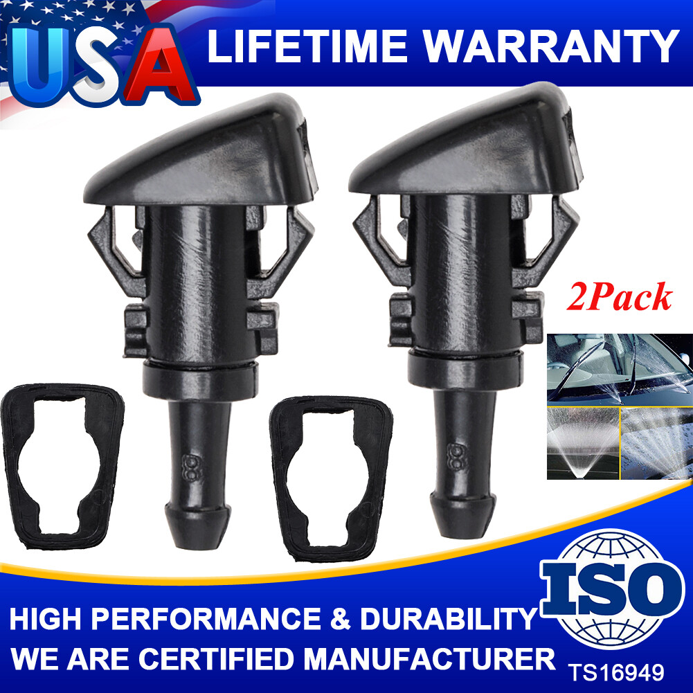 Windshield Washer Squirter Nozzle Kit For Chrysler Dodge Jeep Ram – 4805742AB – 2M Hose