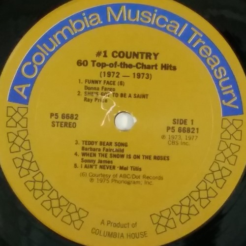 #1 COUNTRY: 60 TOP OF THE CHART HITS Box Set 6P6682 6xLP Vinyl VG+nr++ 1977 - Picture 8 of 9