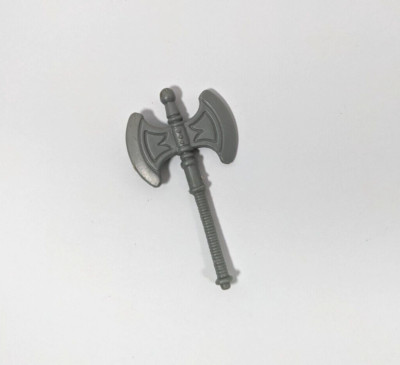 He-Man s Axe Accessory Gray Masters of the Universe Original Vintage Mattel 1983