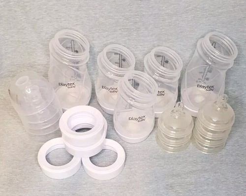 Playtex VentAire Anti-Colic Babyflaschen natürliche Fütterung langsam und mittel  - Bild 1 von 5