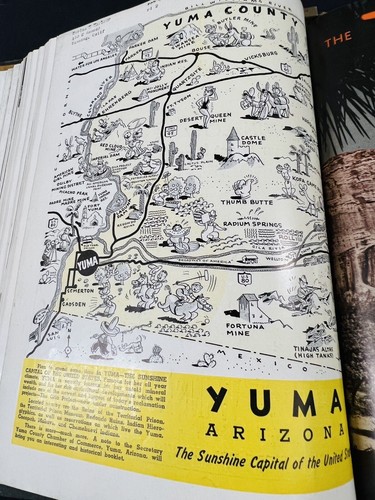 DESERT MAGAZINE LOT Of 12 Nov 1940 To Oct 1941 ISSUES in HARD BINDER Western - Picture 17 of 24