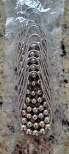 Stainless Steel Shower Curtain Rings Set of 12 Metal Glide Shower Curtain Hooks