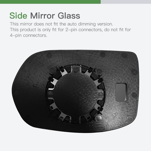 Espejo retrovisor lateral izquierdo pasajero derecho vidrio de repuesto para Honda CR-V 2007-11 - Imagen 3 de 7
